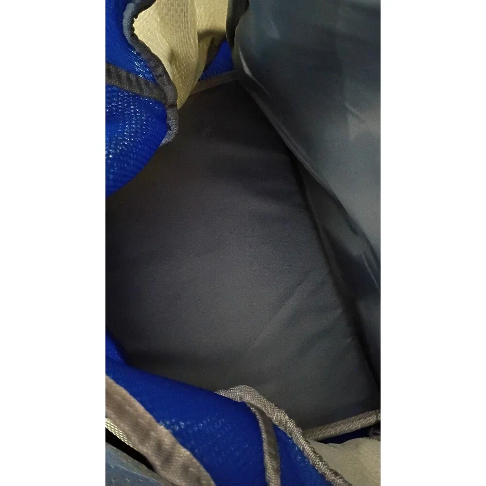 Dog Carrier Pet Sports Backpack Peek A Boo Hole Royal Blue Soft Side Adjustable